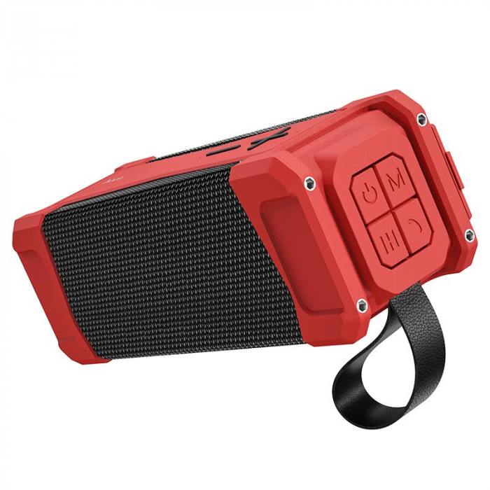 Портативная колонка bluetooth hoco hc6 magic sports bt speaker, красный