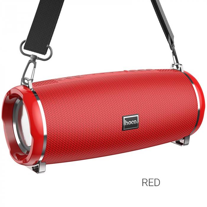 Портативная колонка bluetooth hoco hc2 xpress sports bt speaker rgb, красный (мятая упаковка)