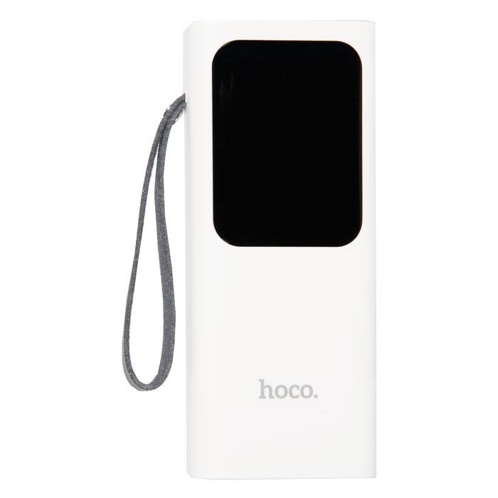 Внешний аккумулятор hoco j41 treasure mobile (10000mah), белый (мятая упаковка)