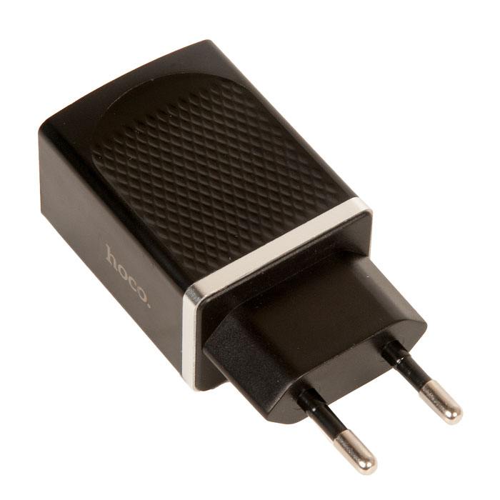 Зарядное устройство hoco c42a vast power qc3.0, 18w, один порт usb, 5v, 3.0a, черный (поврежденная упаковка)