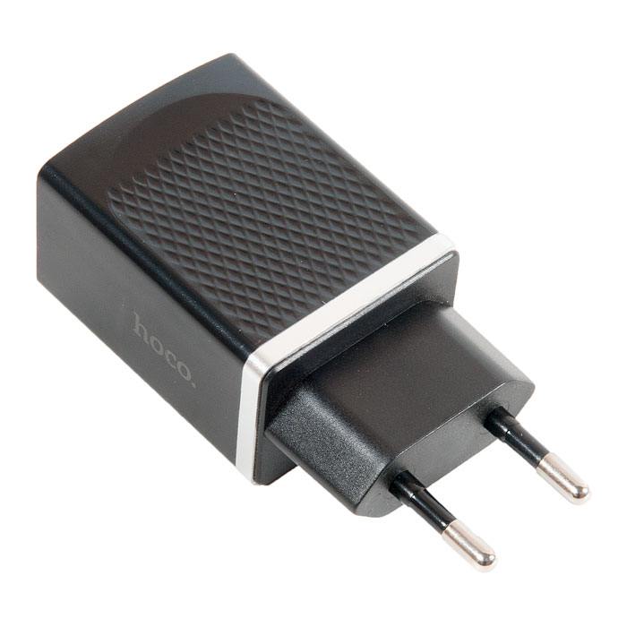 Зарядное устройство hoco c42a vast power qc3.0 single port charger(eu), черный